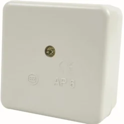Outlet AP6 forgreningsdåse, 60x60x29 mm, Samledåser
