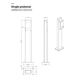 Hot TAC piedestal for ladeboks, Ladestandere- & -Bokse