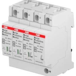 Sale transientbeskyttelse T2, 3P+N, Tavlekomponenter