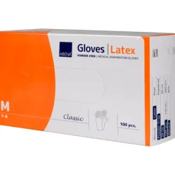 Classic latexhandsker, str. , 100 stk. Handsker
