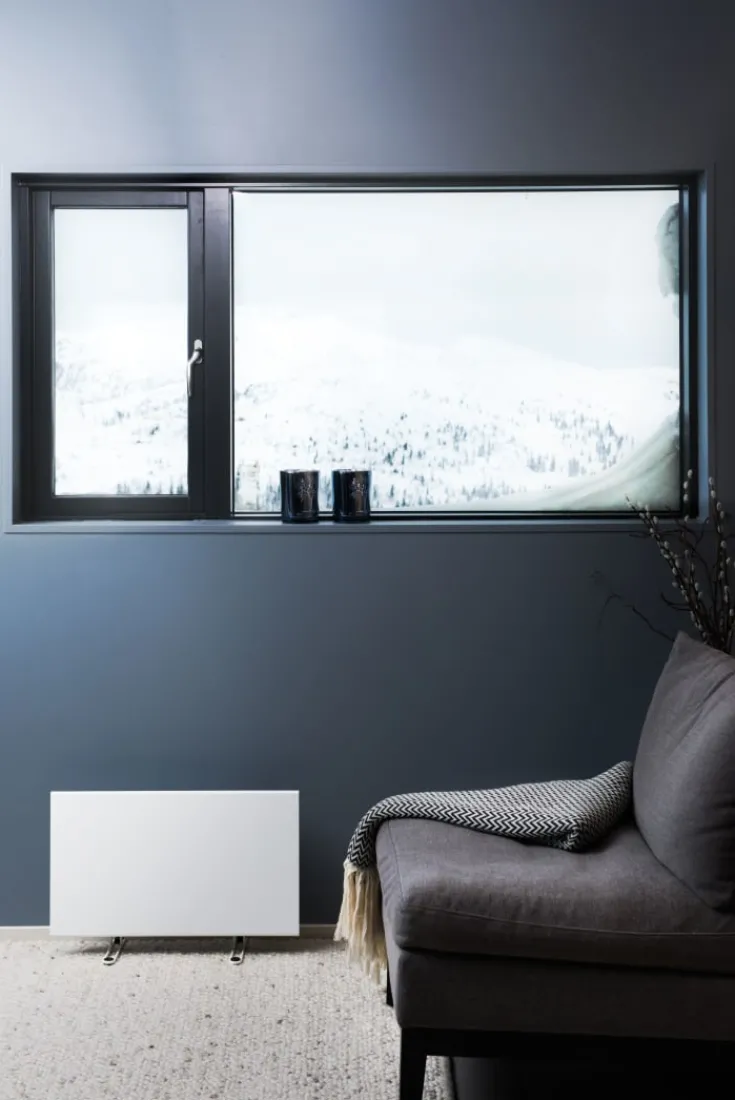 Discount Eco Basic elradiator, 230V, 800W, 9-13 m² Elradiatorer|Adax