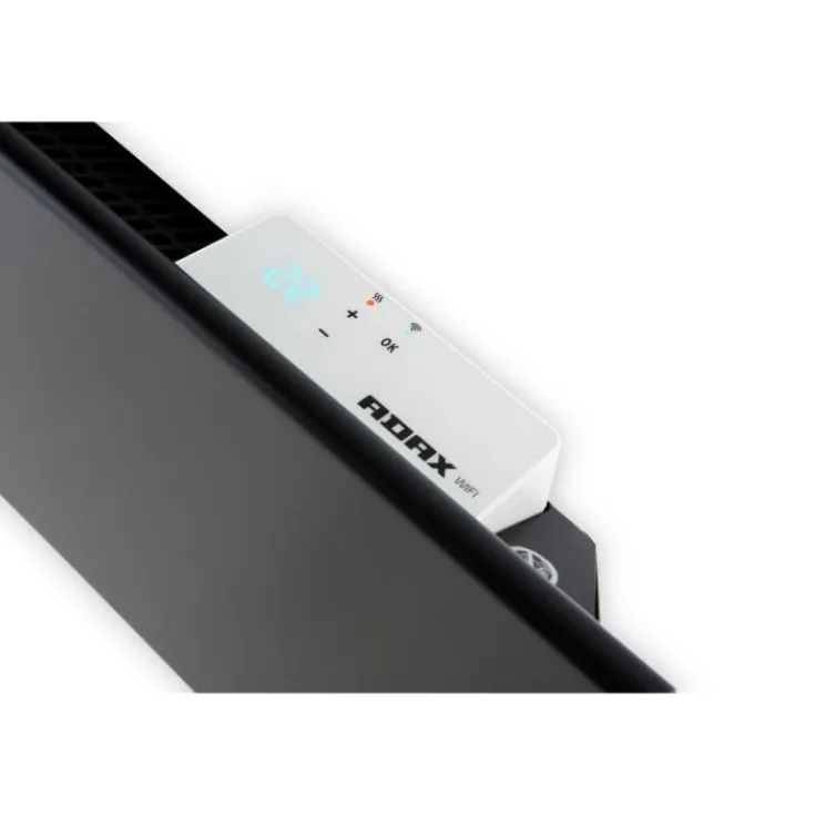 Best Neo H elradiator med termostat & wifi, 230V, 1200W, sort, 15-19 m² Elradiatorer|Adax