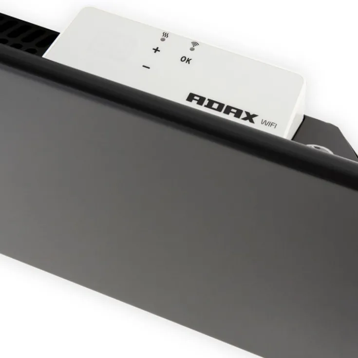 Discount Neo L elradiator med termostat & wifi, 230V, 1200W, grå, 15-19 m² Elradiatorer|Adax