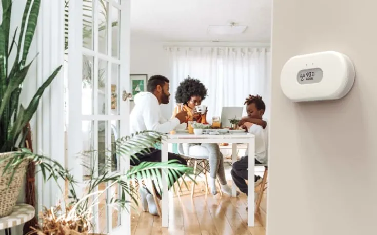 Clearance View Plus radon- og luftkvalitetsmåler, hvid Airthings|Vejrstationer & Regnmålere