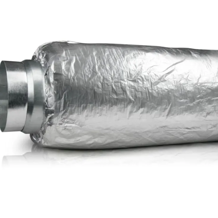 Outlet ventilations flexlyddæmper, Ø125 mm, 600 mm Kanaler & Rør