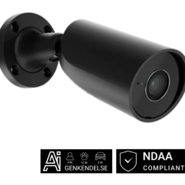 Best Bullet overvågningskamera med sensor, 5MP, 4 mm, sort Alarmsystemer & Tyverisikring