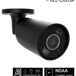 Outlet Bullet overvågningskamera, 5MP, 2,8 mm, sort Alarmsystemer & Tyverisikring