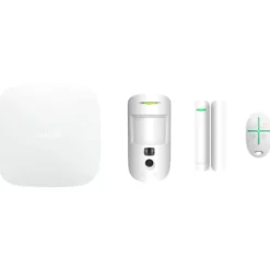 Discount Plus alarm startsæt med kamera, hvid Alarmsystemer & Tyverisikring