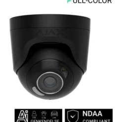 Online Turret overvågningskamera, 8MP, 4 mm, sort Alarmsystemer & Tyverisikring