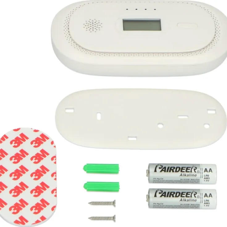 Clearance kuliltealarm med display Røgalarmer & Brandsikring
