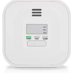 kuliltealarm med display, 10 års batteritid Røgalarmer & Brandsikring