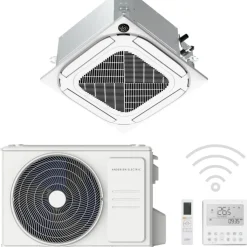 Outlet Ceiling Cassette 35 luft til luft varmepumpesæt, 4,34 kW Varmepumper