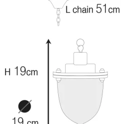 Discount 699 udendørs pendel Udendørs Loftlamper