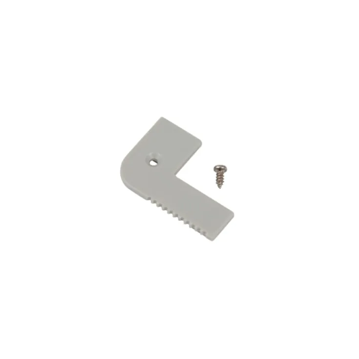 Sale endestykke, trappekant, uden hul, 26,3x68 mm, Led Skinner