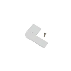 New endestykke, trappekant, uden hul, 26,3x68 mm, Led Skinner