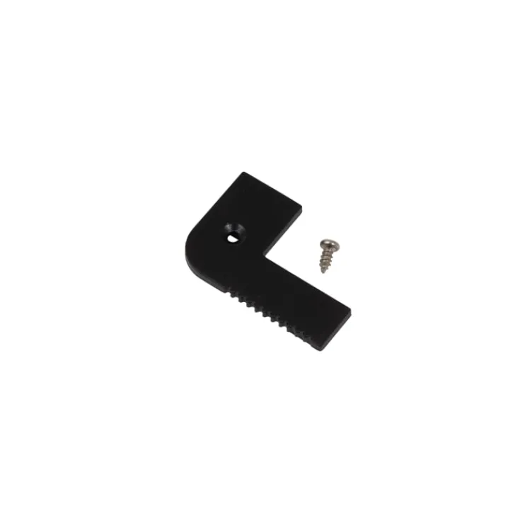 Best endestykke, trappekant, uden hul, 26,3x68 mm, Led Skinner