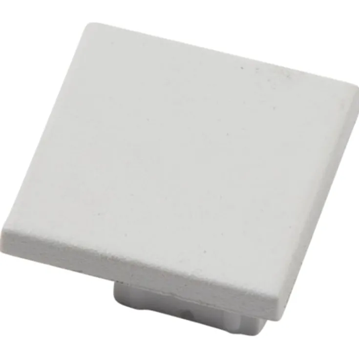 Discount endestykke, uden hul, 26,5x46,5 mm, Led Skinner