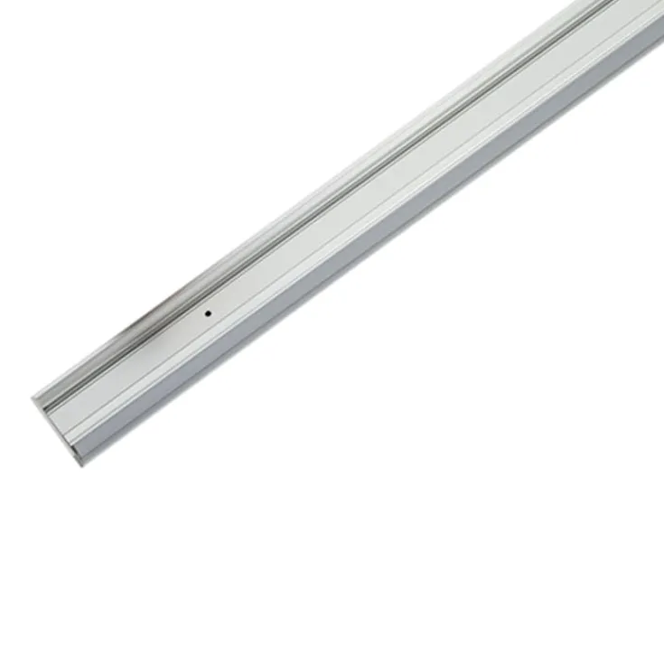 LED skinne, væg, 43x17,7 mm, 2 meter, aluminium Tilbud|Led Skinner