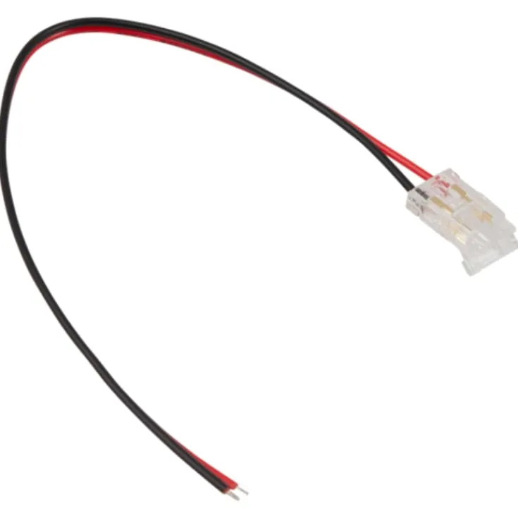 Sale Single CCT tilslutningsstykke til LED strip, med kabel, 8 mm Led Strips