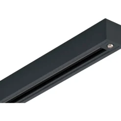 Outlet Designline 1F strømskinne, 1,9 meter, sort Strømskinner|Antidark