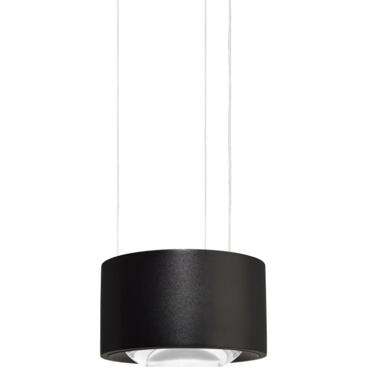 Hot Easy Lens pendel, justerbar lysfarve, sort Antidark|Loftlamper