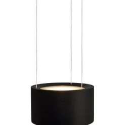 Hot Easy Lens pendel, justerbar lysfarve, sort Antidark|Loftlamper