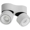 Discount Easy Mini Double spotlampe, sideudgang, hvid Antidark