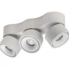 Sale Easy Triple spotlampe, sideudgang, hvid Antidark