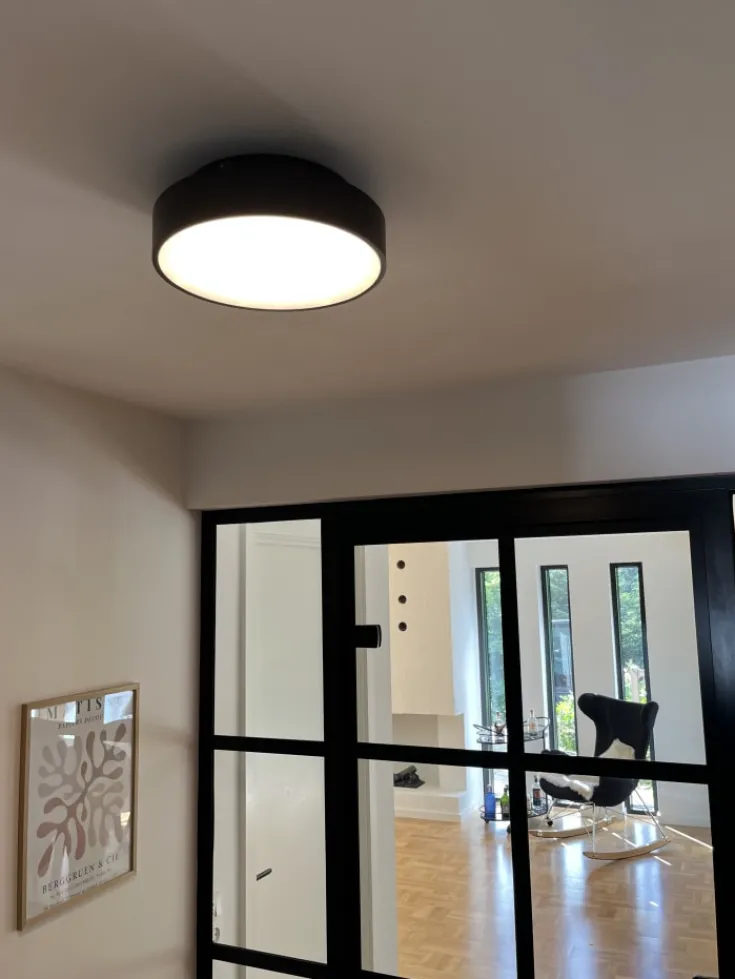 Outlet Luna plafond, Ø26 cm, Antidark
