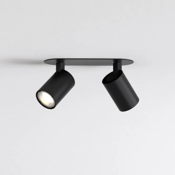 Hot Astro Ascoli Twin spotlampe, 2 spots, Loftlamper|Indendørs Belysning