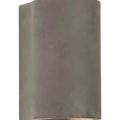 Clearance Astro Dunbar udendørs væglampe, beton, H16 cm Tilbud