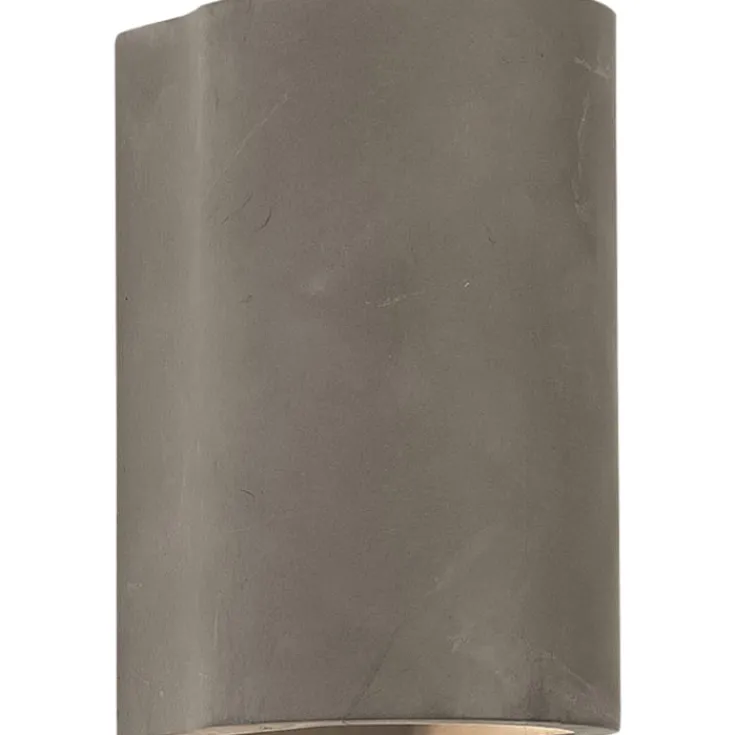 Clearance Astro Dunbar udendørs væglampe, beton, H16 cm Tilbud