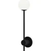 Astro Orb spejllampe, sort Spejllamper