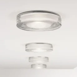 Sale Astro Vancouver Round indbygningsspot, GU10, klar/krom Indbygningsspots