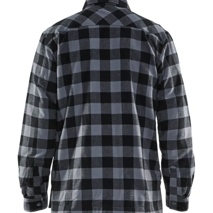 Hot 3225 foret skovmandsskjorte, grå/sort, str. 4XL Trøjer, Hoodies Og Sweatshirts