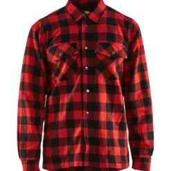 Sale 3225 foret skovmandsskjorte, rød/sort, str. L Trøjer, Hoodies Og Sweatshirts