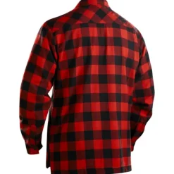 Sale 3225 foret skovmandsskjorte, rød/sort, str. L Trøjer, Hoodies Og Sweatshirts