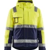 Hi-Vis vinterjakke, hi-vis gul/marine, str. XS Jakker & Veste