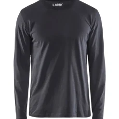 35001 langærmet t-shirt, grå, str. XL T-Shirts & Poloshirts