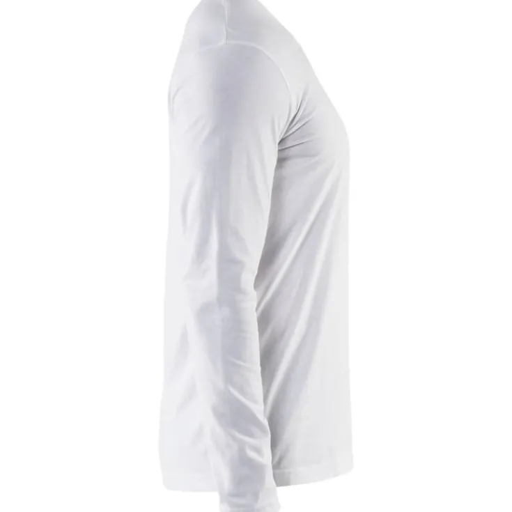 Best 35001 langærmet t-shirt, hvid, str. 2XL T-Shirts & Poloshirts