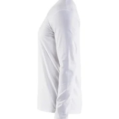Best 35001 langærmet t-shirt, hvid, str. 2XL T-Shirts & Poloshirts