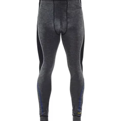 Best 1849 termounderbukser i merinould, grå/sort, str. 4XL Undertøj