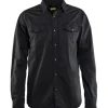 Discount 3297 Twill skjorte, sort, str. 3XL Trøjer, Hoodies Og Sweatshirts