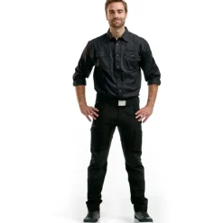 Discount 3297 Twill skjorte, sort, str. 3XL Trøjer, Hoodies Og Sweatshirts