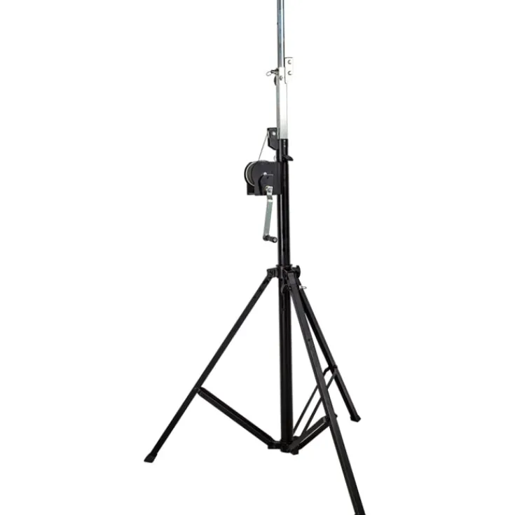 Outlet stander med wirehejs, 1,76-4 m Projektører