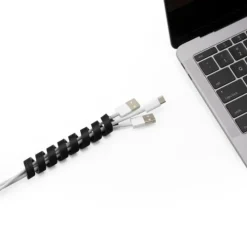 Hot Cablecoil kabelbekytter, sort - 4 stk Mobil, Pc & Data