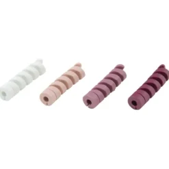 Cablecoil kabelbeskytter, violet - 8 stk Mobil, Pc & Data