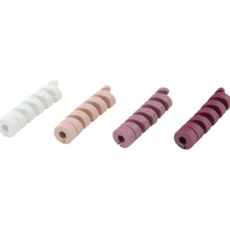 Cablecoil kabelbeskytter, violet - 8 stk Mobil, Pc & Data