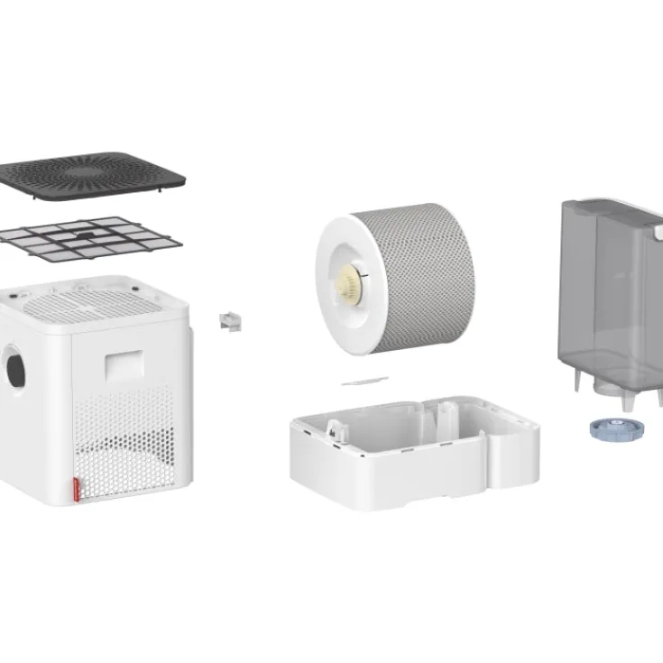 Discount W400 luftfugter og luftrenser, appstyret, 9,6 liter/døgn, 60 m² Affugtere