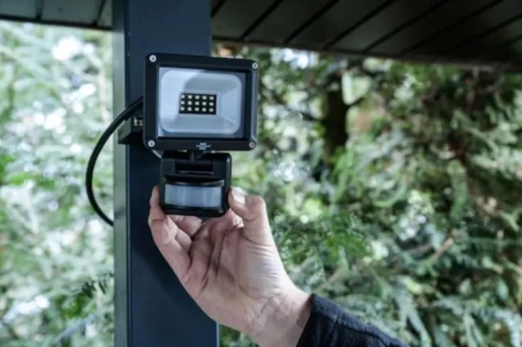 Discount projektør LED med sensor, sort, 6500K, Projektører